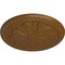 Ekena Millwork Emeryville Ceiling Medallion, Hand-Painted Smokey Topaz, 16 7/8"OD x 5/8"P CM16ERSTF - alternate 3